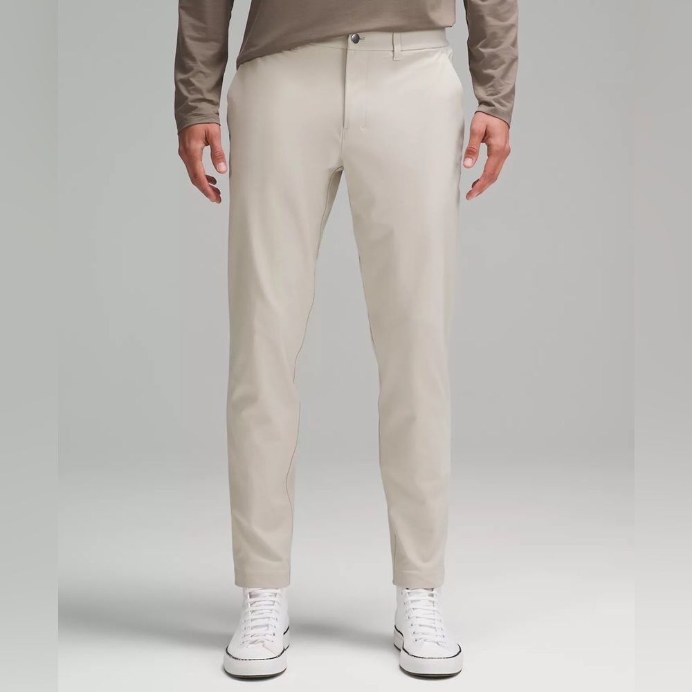 Lululemon Men’s ABC Slim-Fit Trouser Raw Linen size 32